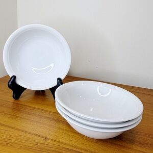 Thomas Germany Trend White Set 4 Coupe Cereal Bowls Rosenthal Germany Circles